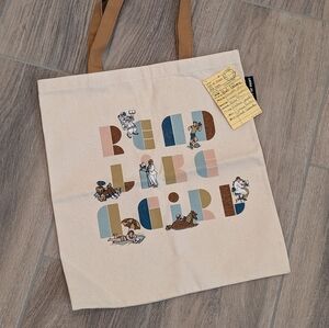 NWT Read Like A Girl Graphic Tote Bag